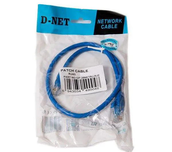 کابل شبکه CAT5E دی-نت طول 3 متر
