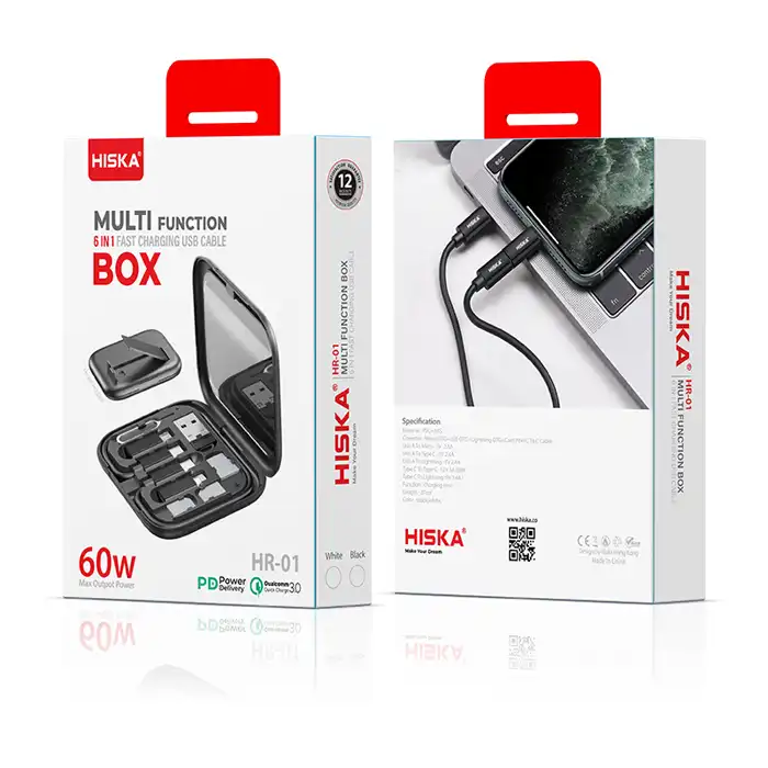 کیت کابل و مبدل چند منظوره هیسکا مدل HR-01