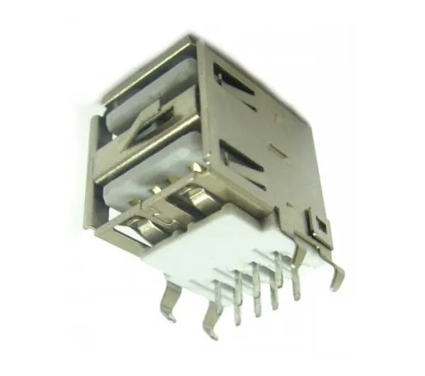 کانکتور USB مادگی تیپ A دوبل روبردی
