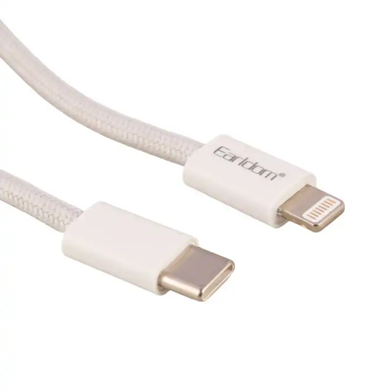 کابل تبدیل Type-C به Lightining ارلدام مدل EC-196C-L طول 1 متر