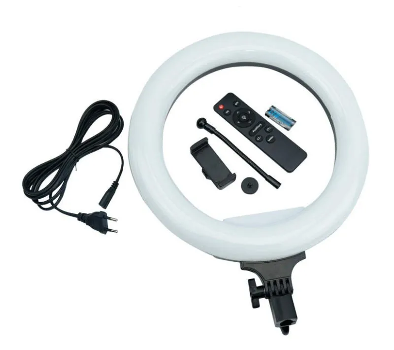 رینگ لایت پایه دار “Dimmable Portable 12