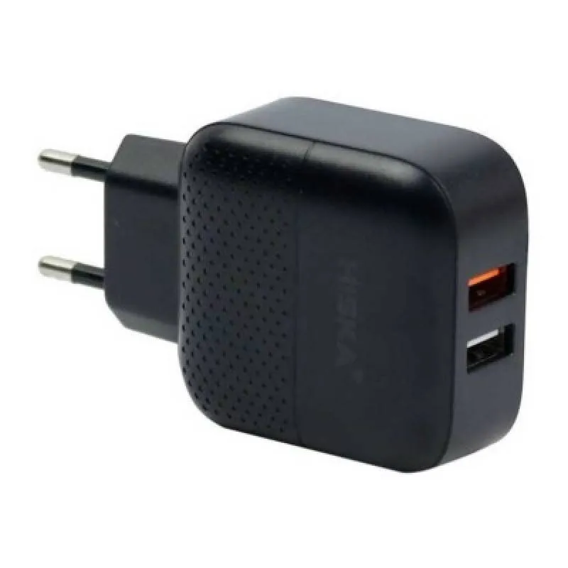 شارژر دیواری هیسکا مدل H-111Q همراه با کابل MicroUSB