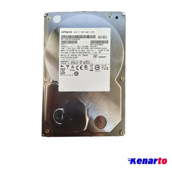 هارد دیسک اینترنال هیتاچی مدل F12114 ظرفیت 1.5 ترابایت استوک