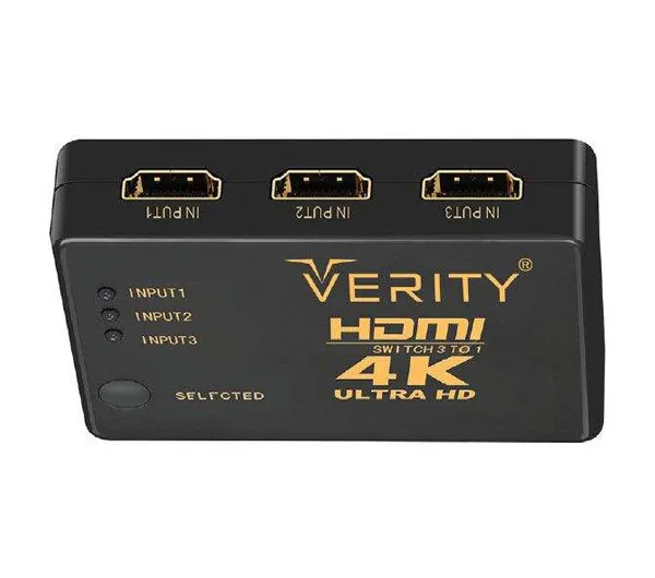 سوئیچ 3 به 1 HDMI وریتی مدل H403 کنترل دار
