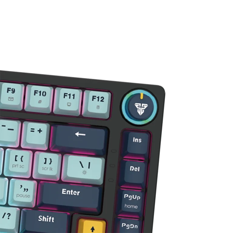 کیبورد مخصوص بازی فنتک مدل Atom81 MK875V2 مکانیکال با سوئیچ قرمز
