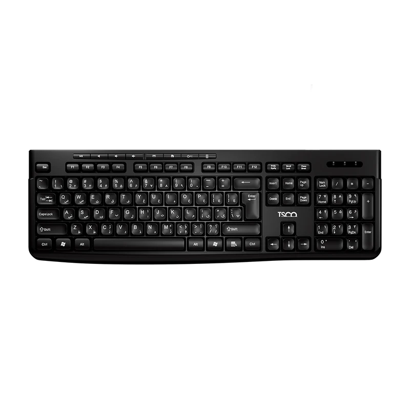 کیبورد و ماوس بی سیم تسکو مدل TKM 7027W