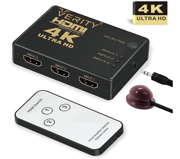 سوئیچ 3 به 1 HDMI وریتی مدل H403 کنترل دار