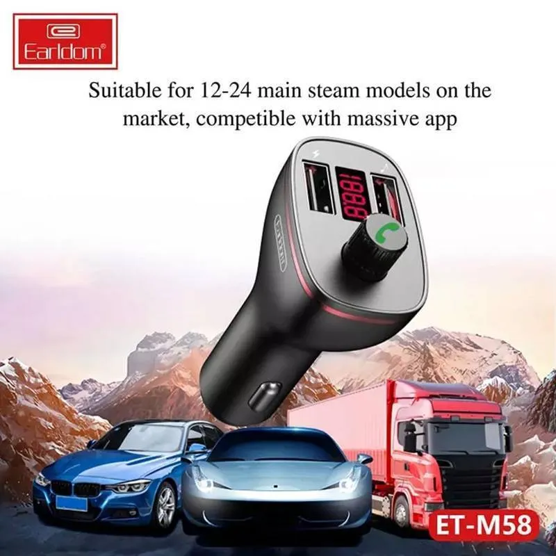 پخش کننده اف ام خودرو بلوتوثی مدل ET-M58