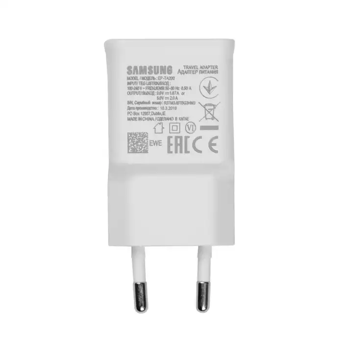 شارژر دیواری 15W USB سامسونگ اورجینال مدل S10 EP-TA200