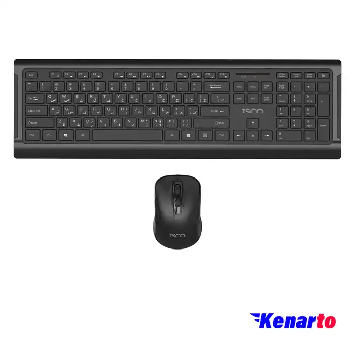 کیبورد و ماوس بی سیم تسکو مدل TKM 7023W