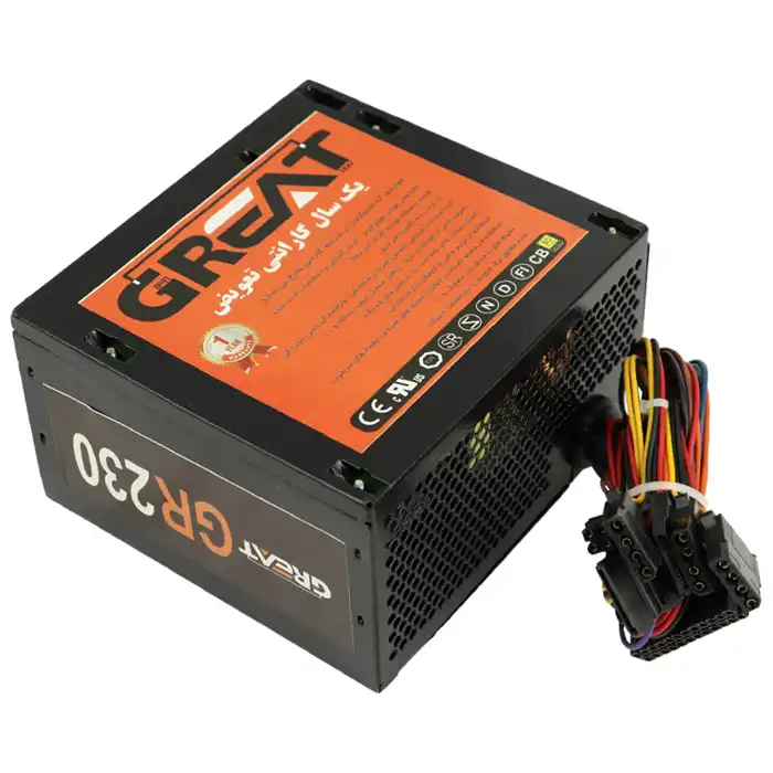 منبع تغذیه کامپیوتر گریت مدل GR230 230W فن کوچک
