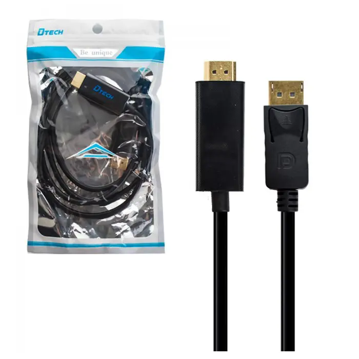 كابل Display Port به HDMI دیتک 4K طول 1.8 متر