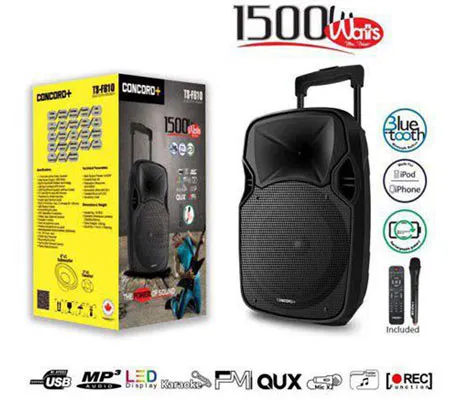 اسپیکر پرتابل چمدانی کنکورد مدل TS-F810
