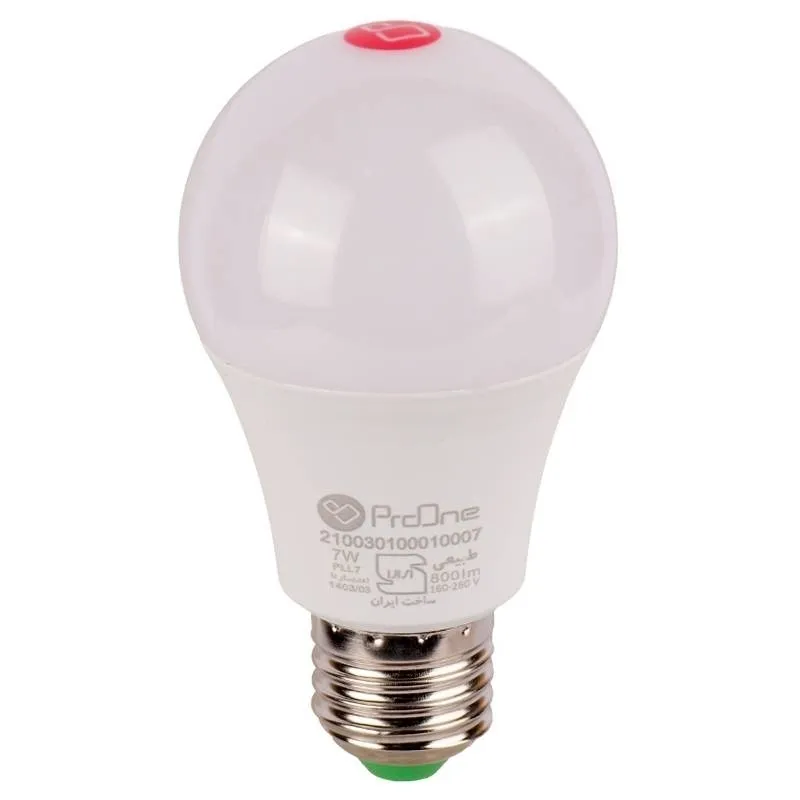 لامپ حبابی LED پرووان مدل PLL7 E27 7W