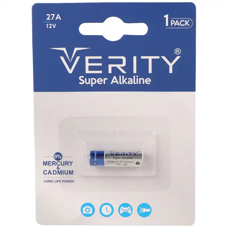 باتری ریموت کنترل 27A وریتی مدل Super Alkaline 12V