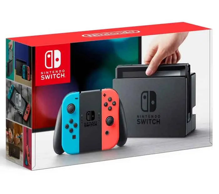 کنسول بازی نینتندو مدل Switch Neon Blue and Neon Red Joy-Con