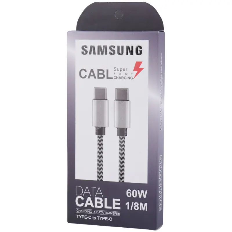 کابل تبدیل Type-C PD به Type-C سامسونگ مدل 60W طول 1.8 متر