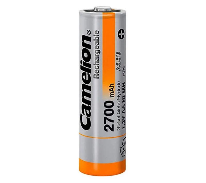 باتری قلمی قابل شارژ کملیون ظرفیت 2700mAh مدل Ni-MH-AAA HR6 بسته 2 عددی