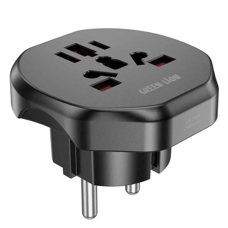 تبدیل برق سه به دو گرین لاین مدل Conversion EU Plug 2