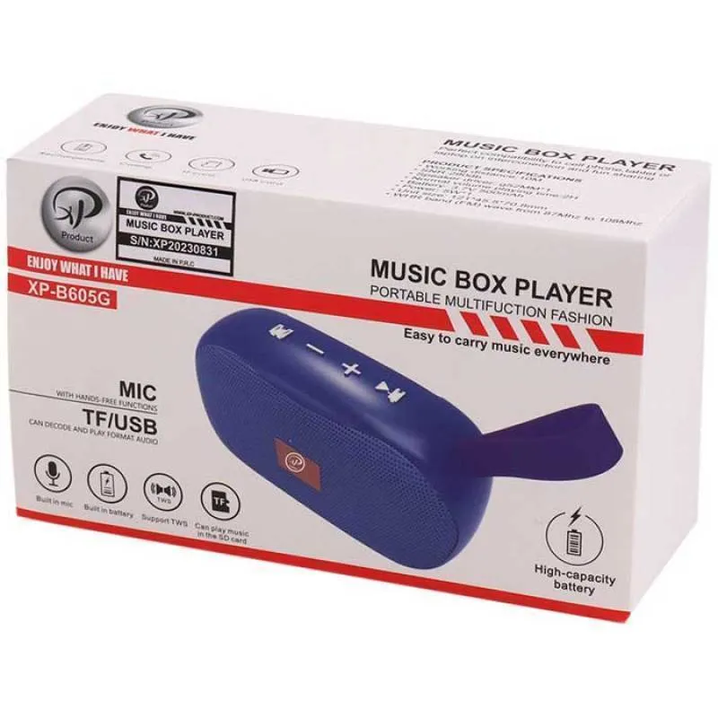 اسپیکر بلوتوثی قابل حمل ایکس پی پروداکت مدل XP-B605G