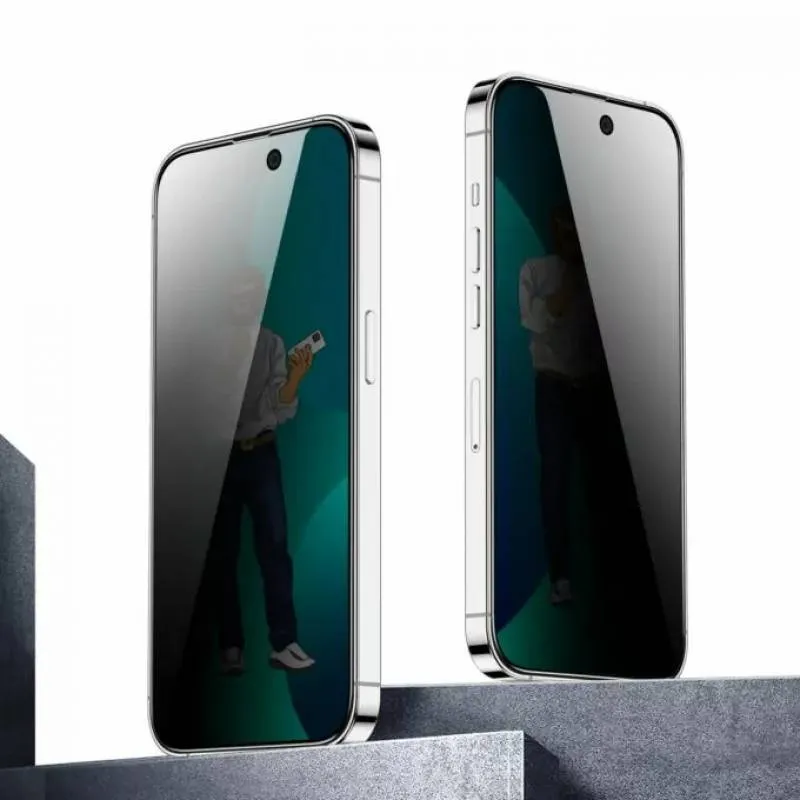 محافظ صفحه نمایش موبایل گرین لاین مدل 9H Steve Privacy مناسب برای گوشی موبایل اپل Iphone 14 Pro Max