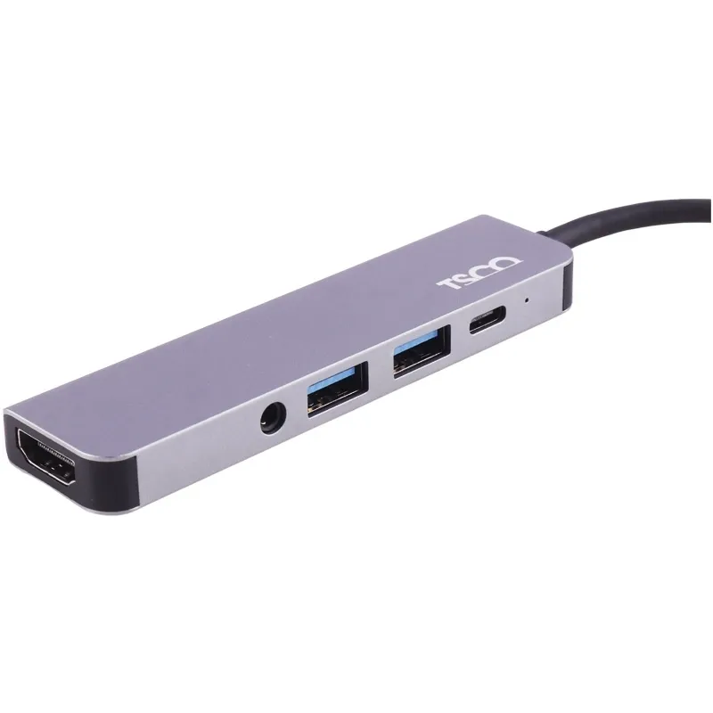 هاب USB 3.0/HDMI/AUX/Type-C PD پنج پورت تسکو مدل THU 1160