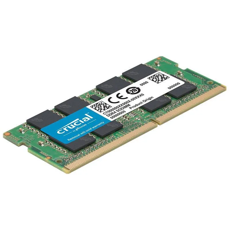 رم لپ تاپ DDR4 تک کاناله 3200 مگاهرتز CL22 کروشیال ظرفیت 16 گیگابایت