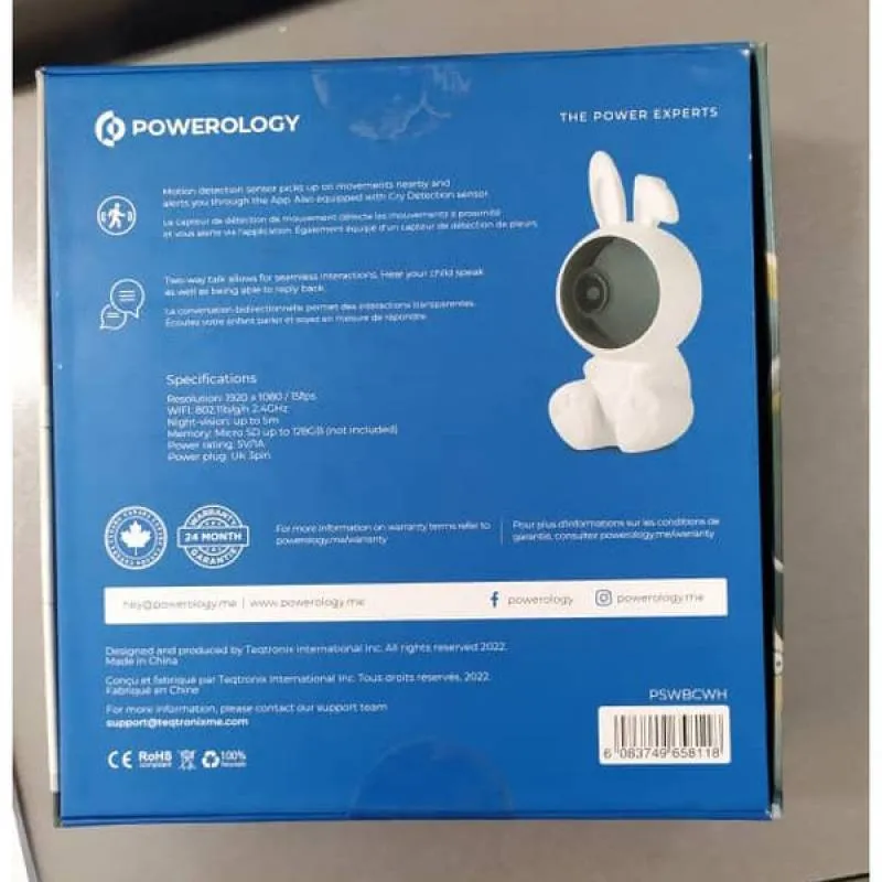 دوربین بی‌سیم تحت شبکه پاورلوجی مدل Baby cam real-time