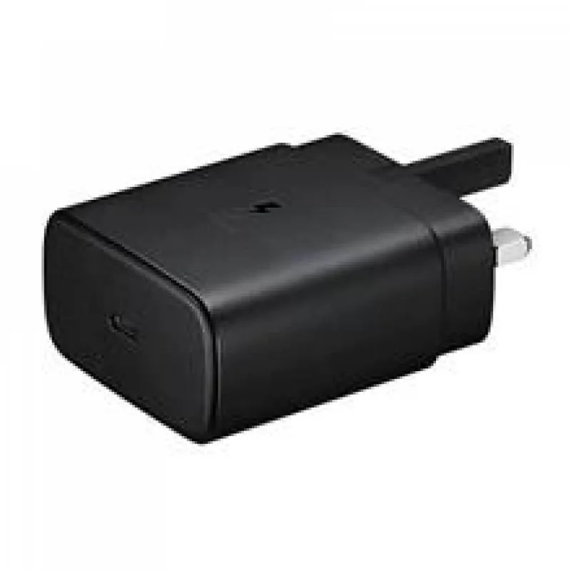 شارژر دیواری 45W PD USB-C سامسونگ اورجینال مدل EP-TA845 به همراه کابل تبدیل Type-C سه پین