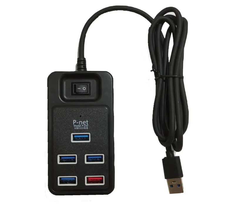 هاب 5 پورت USB 3.0 پی نت مدل P-250