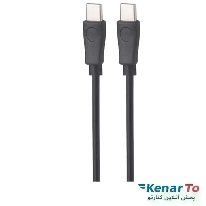 کابل تبدیل Type-C PD به Type-C الدینیو مدل 60W طول 1 متر