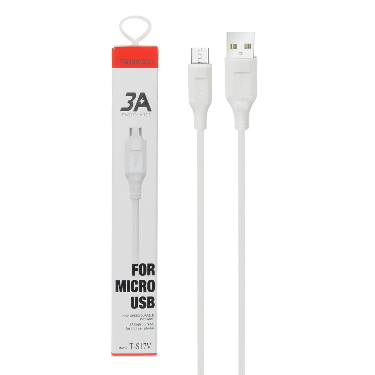  کابل تبدیل USB به Micro USB ترانیو مدل S17 V8 طول 1 متر