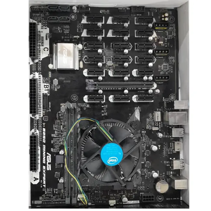 باندل MB Asus B250 Mining D4 S1151 + CPU Pentium G4400 استوک