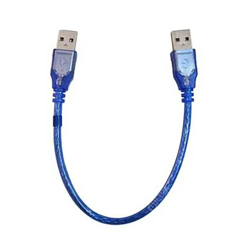 کابل لینک USB شیلددار طول 0.3 متر آبی