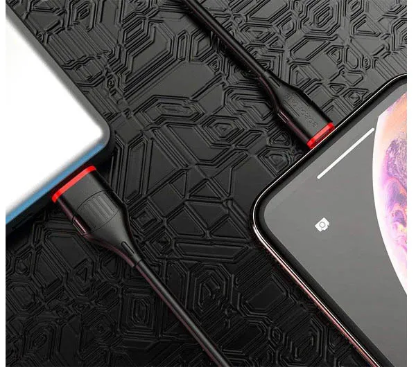 کابل تبدیل USB به microUSB بروفون مدل BX17 طول 1 متر