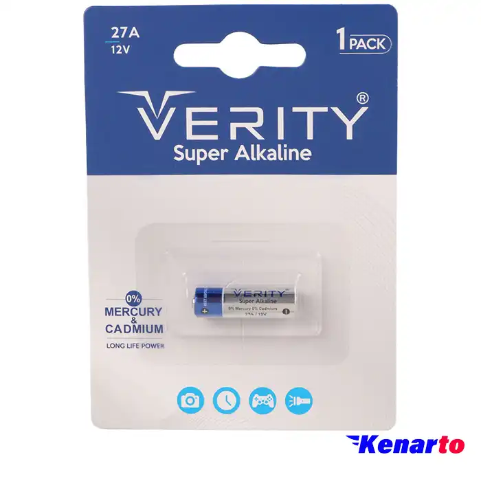 باتری ریموت کنترل 27A وریتی مدل Super Alkaline 12V