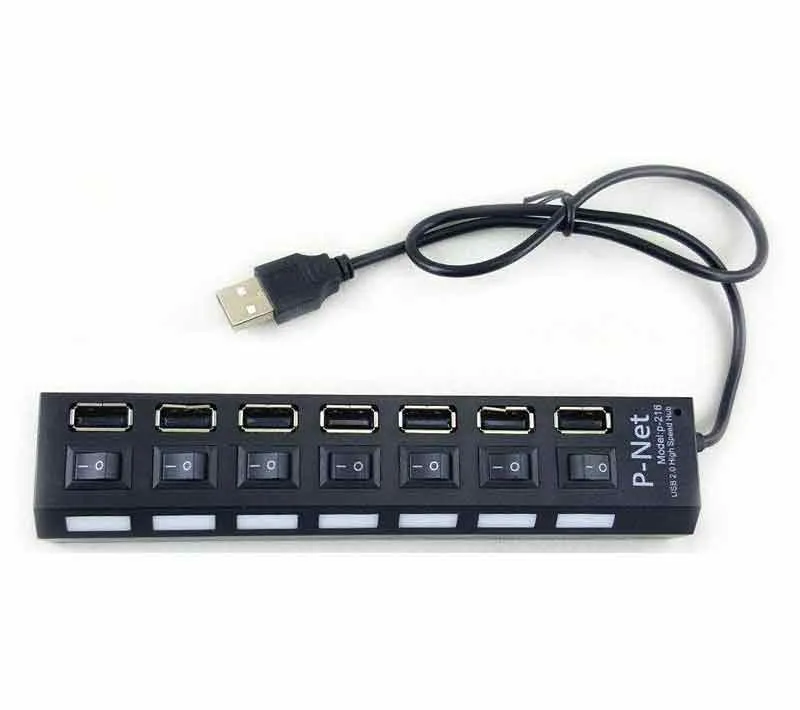 هاب USB 2.0 هفت پورت پی نت مدل P-216