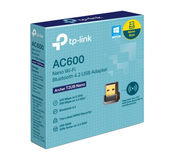 کارت شبکه بی سیم تی پی لینک AC600 Archer T2UB Nano