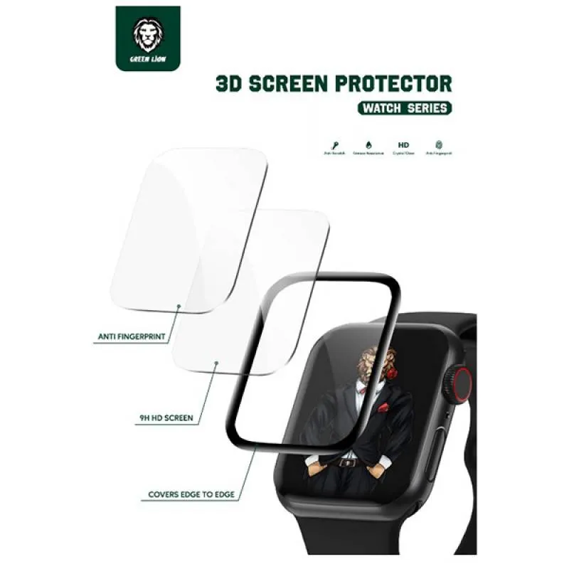محافظ صفحه نمایش ساعت هوشمند گرین لاین مدل 3D HD 45mm