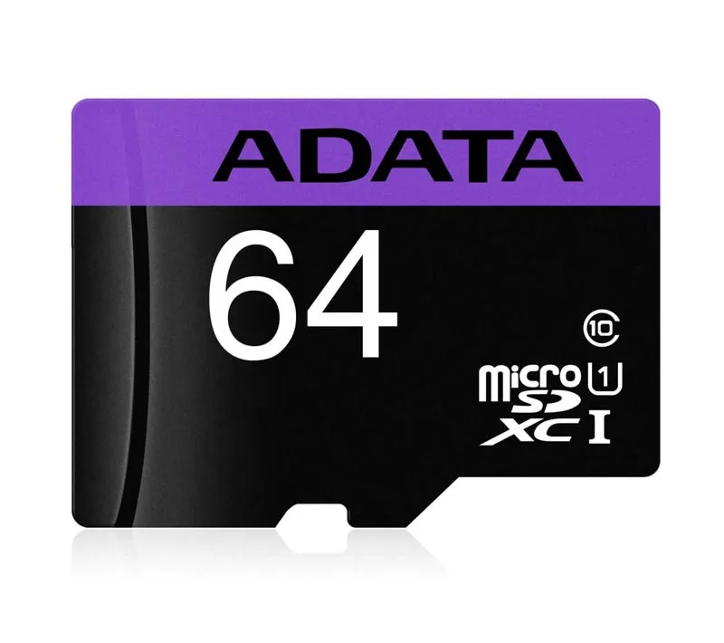 کارت حافظه microSDHC ای دیتا مدل Premier کلاس 10 استاندارد UHS-I سرعت 80MBps ظرفیت 64 گیگابایت