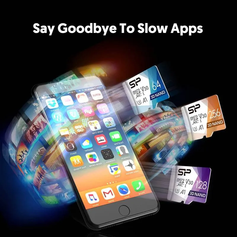 کارت حافظه MicroSDXC سیلیکون پاور مدل Superior Pro کلاس 10 استاندارد UHS-I U3 سرعت 100MBps ظرفیت 64 گیگابایت با خشاب