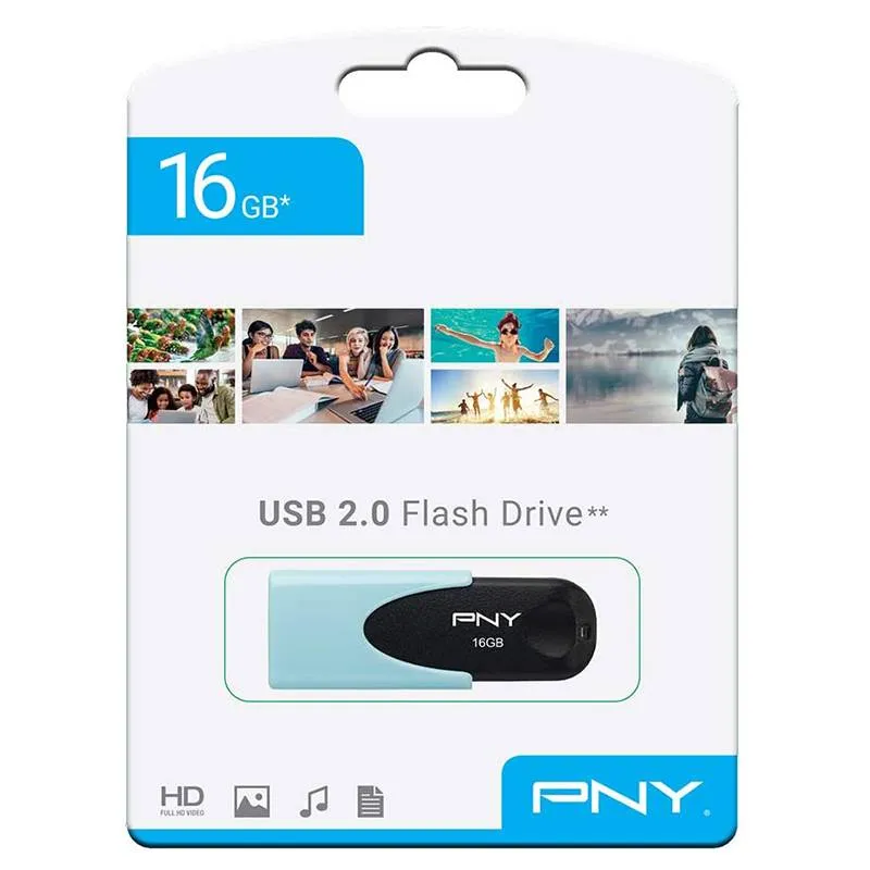 فلش مموری پی ان وای مدل PFD16GATT4 PAS1KA-EF USB 2.0 ظرفیت 16 گیگابایت
