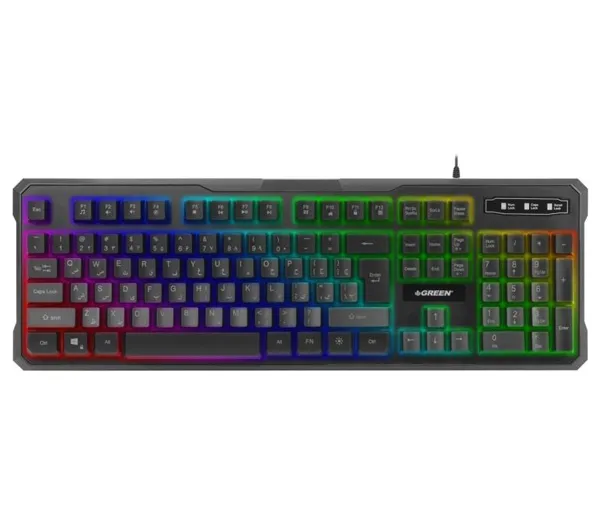 کیبورد مخصوص بازی گرین مدل GK601-RGB