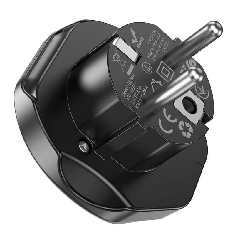تبدیل برق سه به دو گرین لاین مدل Conversion EU Plug 2