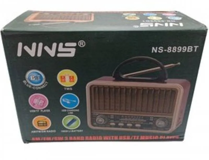 رادیو اسپیکر آنتیک NNS مدل NS-8899BT