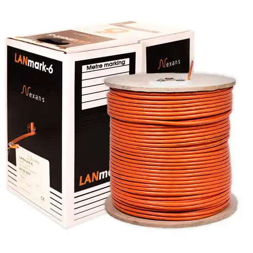 کابل شبکه Cat6 نگزنس UTP تمام مس طول 305 متر