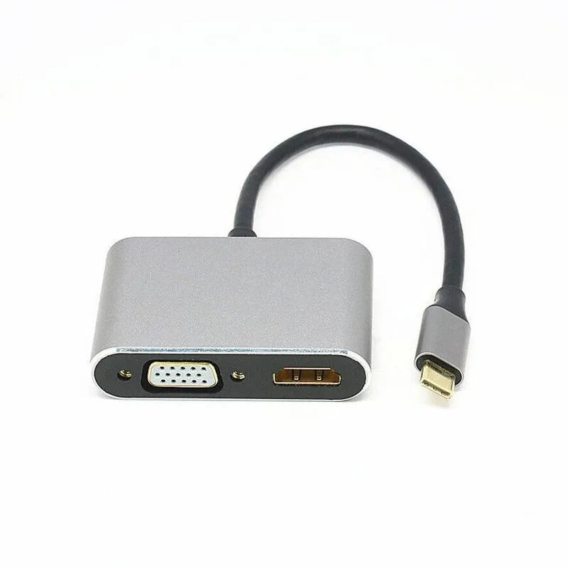 تبدیل Type-C به HDMI / VGA کی نت مدل K-COUC30HV