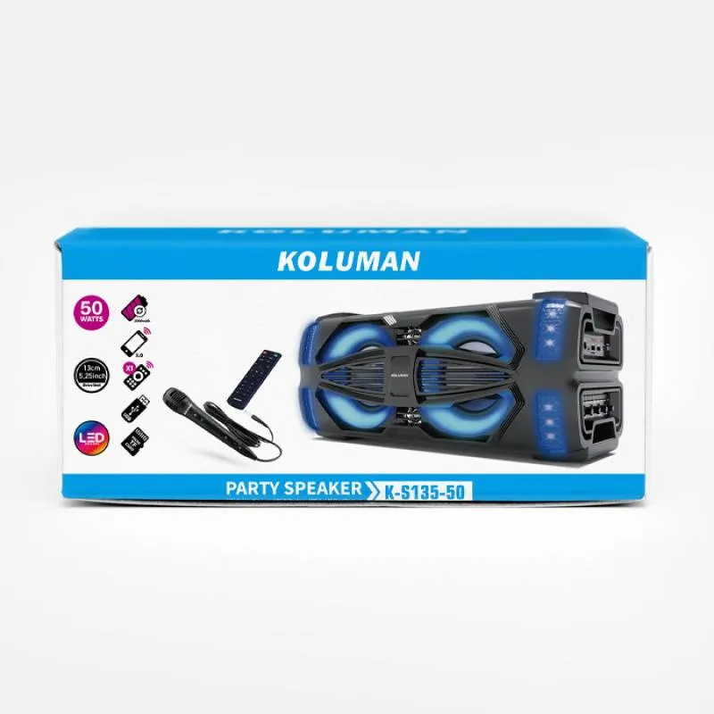 اسپیکر بلوتوث شارژی کلومن مدل K-S135-50
