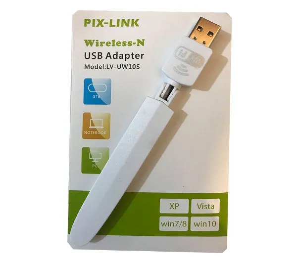 کارت شبکه USB بیسیم آنتن دار PIX-Link مدل LV-UW10S