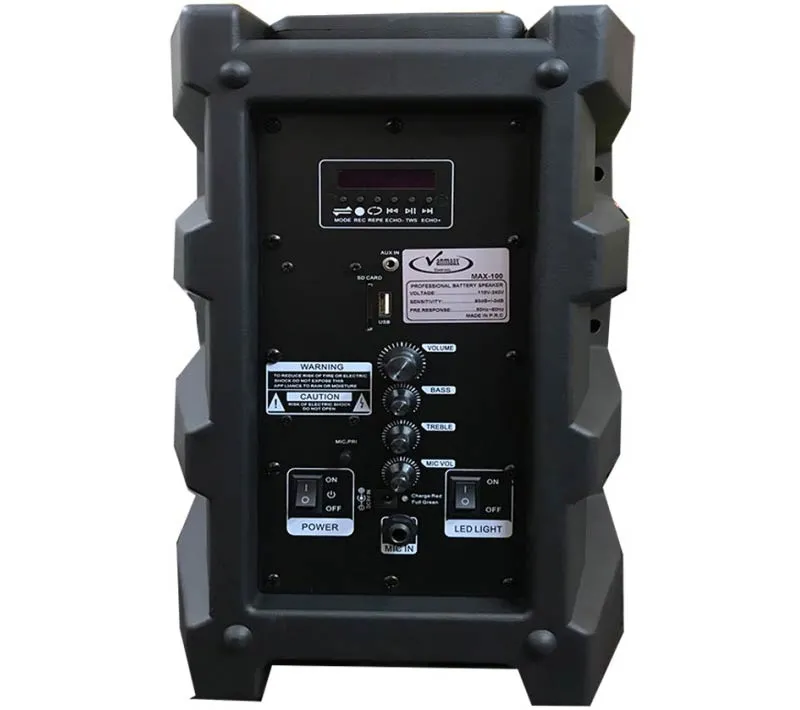 اسپیکر بلوتوثی قابل حمل وان مکس مدل MAX-100